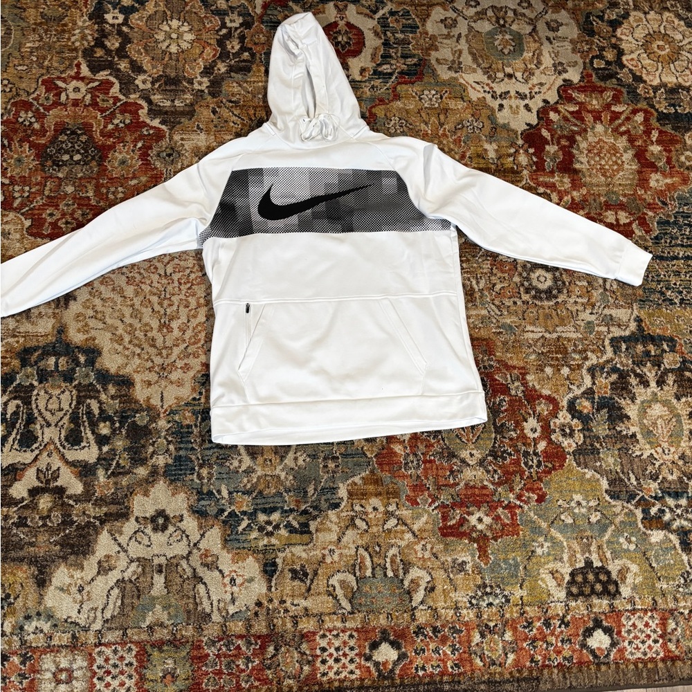 Nike Dri-FIT White Hoodie
